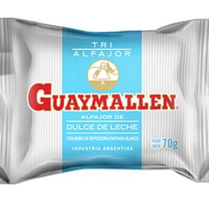 Alfajor Guaymallen Simple 70gr Blanco x 24 unidades