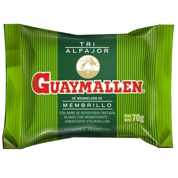 Alfajor Guaymallen Simple 70gr Membrillo x 24 unidades